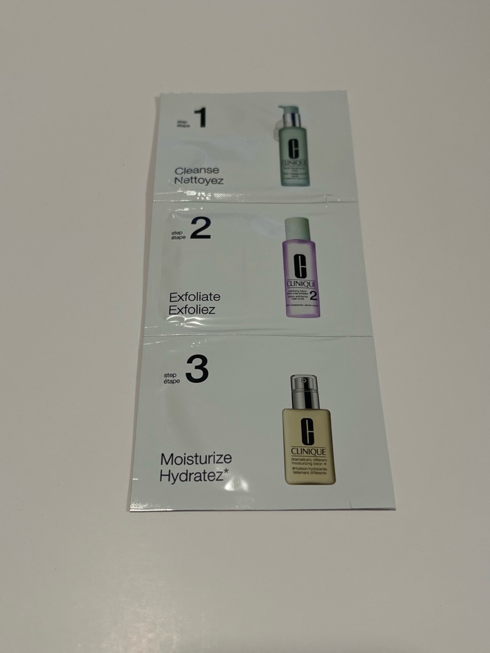 Clinique Sample Sachet Pink Violet